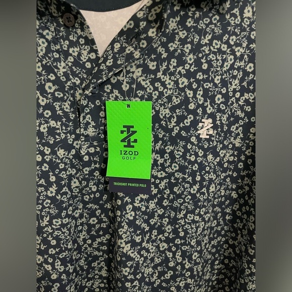 Izod Golf Polo Shirt XL Cool‎ FX Sun Control Fabric Fast Drying Cotton Bl… - Picture 2 of 10